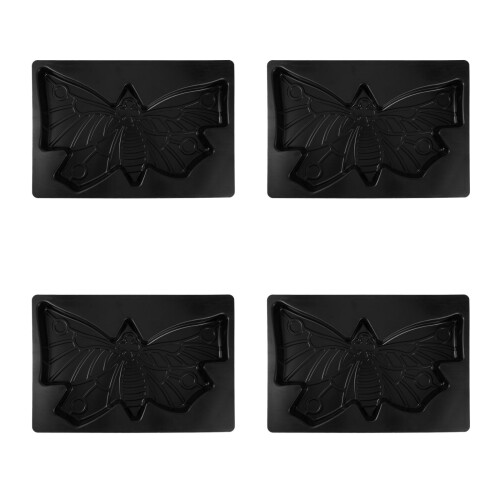 4Pcs Shape Cement Floor Tile Mold Brick Diy Garden 2