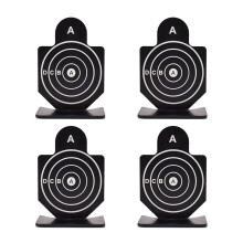 IPSC Competitive Sports Mini Alloy Human Shape Targets 4 Pieces Small Size Easy Install Easy To Use