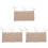 3Pcs Hanging Stroller Bag With Double Slots And Diaper Organizer 4
