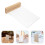 6 Pcs Acrylic T-Shape Menu Holder With Wood Base 11
