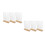 6 Pcs Acrylic T-Shape Menu Holder With Wood Base 8