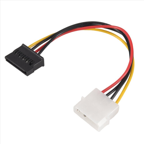 Strøm hun-til-Molex han-adapter konverterkabel, 6 tommer 1
