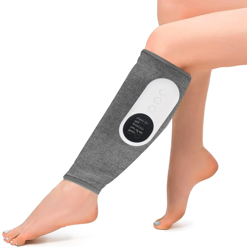 Cordless Leg Massager Calf Massager Ankle Wraps Air Compression 3 Modes 3 Intensities Relieve Leg Pain Promote Blood Circulation