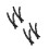 8 Pcs Adjustable Chest Strap With Buckle For Hiking Camping 8
