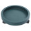 3 Pcs Movable Plastic Plant Pot Tray With Wheels Round Shape 1