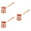 3Pcs Multi-Function Coffee Pot Rose Gold Metal Beverage Pot 9