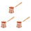 3Pcs Multi-Function Coffee Pot Rose Gold Metal Beverage Pot 4