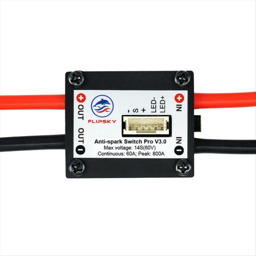 Antispark Switch Pro V3.0 ESC-switch med køleplade 1