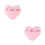 2Pcs Pink Heart Shaped Luminous Throw Pillows For Sofa Car Home 5