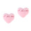 2Pcs Pink Heart Shaped Luminous Throw Pillows For Sofa Car Home 7