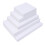 20 Pcs Wood Frame Cotton White Stretched Canvas For Drawing Diy 1