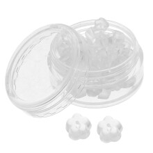 250 Pcs Clear Silicone Earring Backs Stopper Plug Locking Accessories