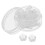 250 Pcs Clear Silicone Earring Backs Stopper Plug Locking Accessories 1