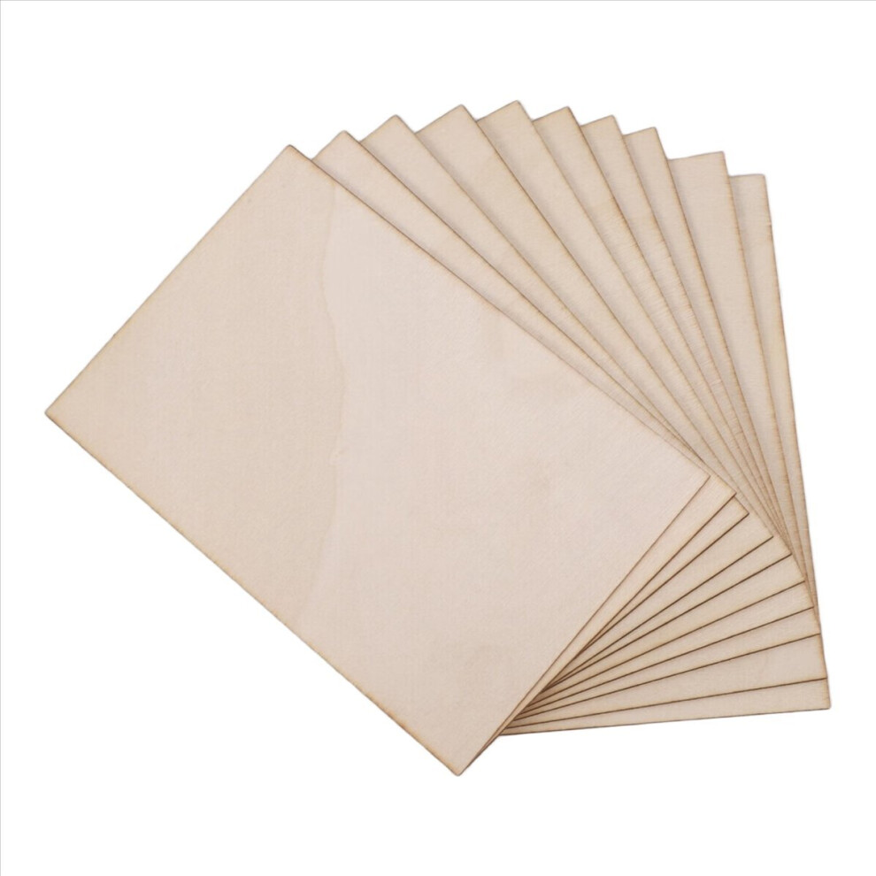 10-pack onafgewerkte houten platen voor huizen, vliegtuigen, schepen, boten, kunst