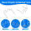 1000Pcs 0.6mm S Wave Staples for Car Bumper Bodywork Plastic Stapler 7
