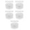 250 Pcs Clear Silicone Earring Backs Stopper Plug Locking Accessories 7