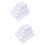 20 Pcs Wood Frame Cotton White Stretched Canvas For Drawing Diy 7