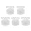 250 Pcs Clear Silicone Earring Backs Stopper Plug Locking Accessories 5
