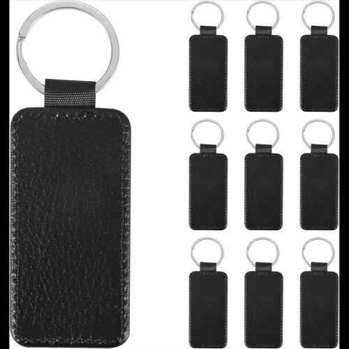 Kit de 10 brelocuri din piele cu sublimare și transfer termic 2