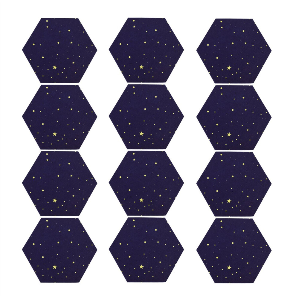 12 Pack Hexagon Acoustic Panels,For Studio Acoustic Treatment 4854173784931