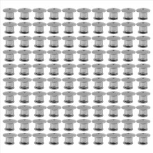 100PCS Locking Pin Back Locking Pin Retainer Buckle,for Brooch Enamel