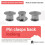 100PCS Locking Pin Back Locking Pin Retainer Buckle,for Brooch Enamel 4