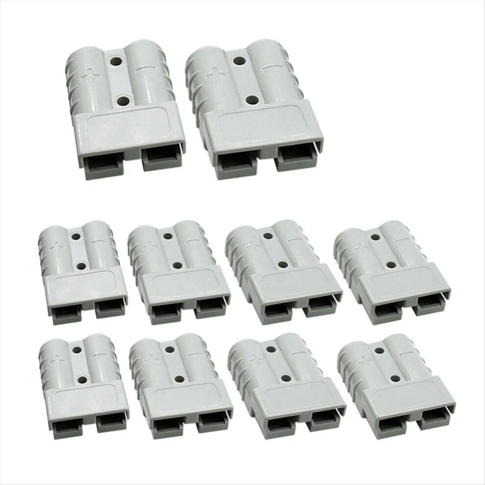 10Pcs Anderson Style Plug Connector 120A With Anderson Handle Gray 4852137683962