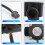 1-60L/Min DC 5-24V Hall-effekt vandflowsensor tællermåler FS300A 6