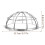 4Pcs Detector Guard Cover Protecting Mount Cage Alarm 11