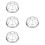 4Pcs Detector Guard Cover Protecting Mount Cage Alarm 9
