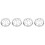 4Pcs Detector Guard Cover Protecting Mount Cage Alarm 6