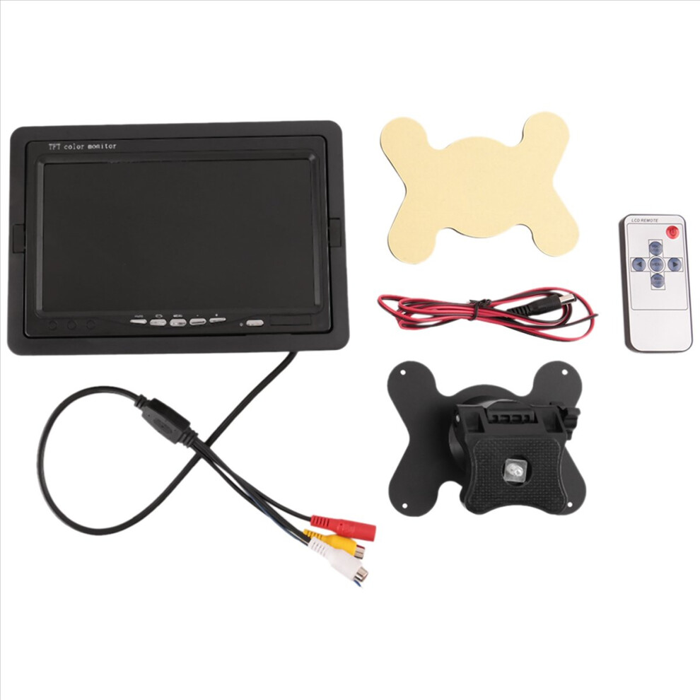 12V-24V 7 Inch Tft Lcd Color Hd Monitor For Car Cctv Reverse Rear 4854173757089