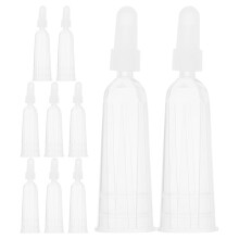 40 Pcs Transparent Ampule Bottle Dropper Cap For Liquid Dispensing