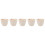 5Pcs Ceramic Crucible Cup Laboratory Equipment 40Ml 11