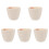 5Pcs Ceramic Crucible Cup Laboratory Equipment 40Ml 4