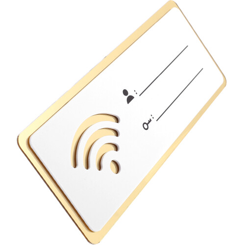 4Pcs Acrylic Wifi Password Sign For Home Office 2
