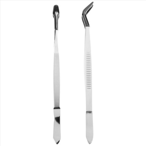 2 stk. gummipincetter til hobbylaboratorium, 15 cm 2