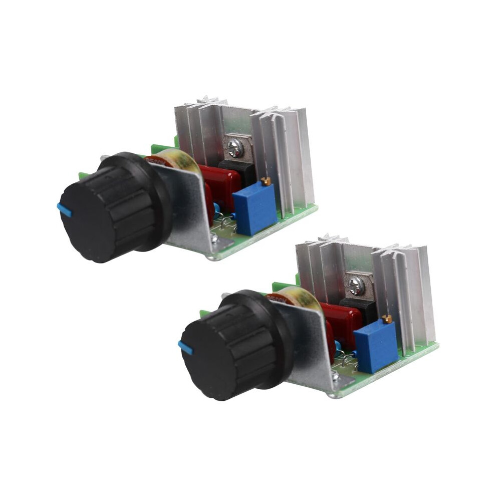 2 Pcs Speed Controller For Ac Motor Ac 220V 2000W Thyristor Motor 4853021338029