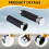 25mm Handle Grip Handlebar Grip Rubber Gel Sleeve for Steed400 5