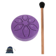 3 Sets Portable Mini Handpan Drum 6 Notes For Kids
