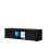 Creative Furniture Loom 130cm TV Unit LED - Black Gloss Doors 8