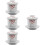 4 Sets Ceramic Japanese Stew Cup With Dish 7