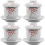 4 Sets Ceramic Japanese Stew Cup With Dish 5