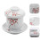 4 Sets Ceramic Japanese Stew Cup With Dish 9