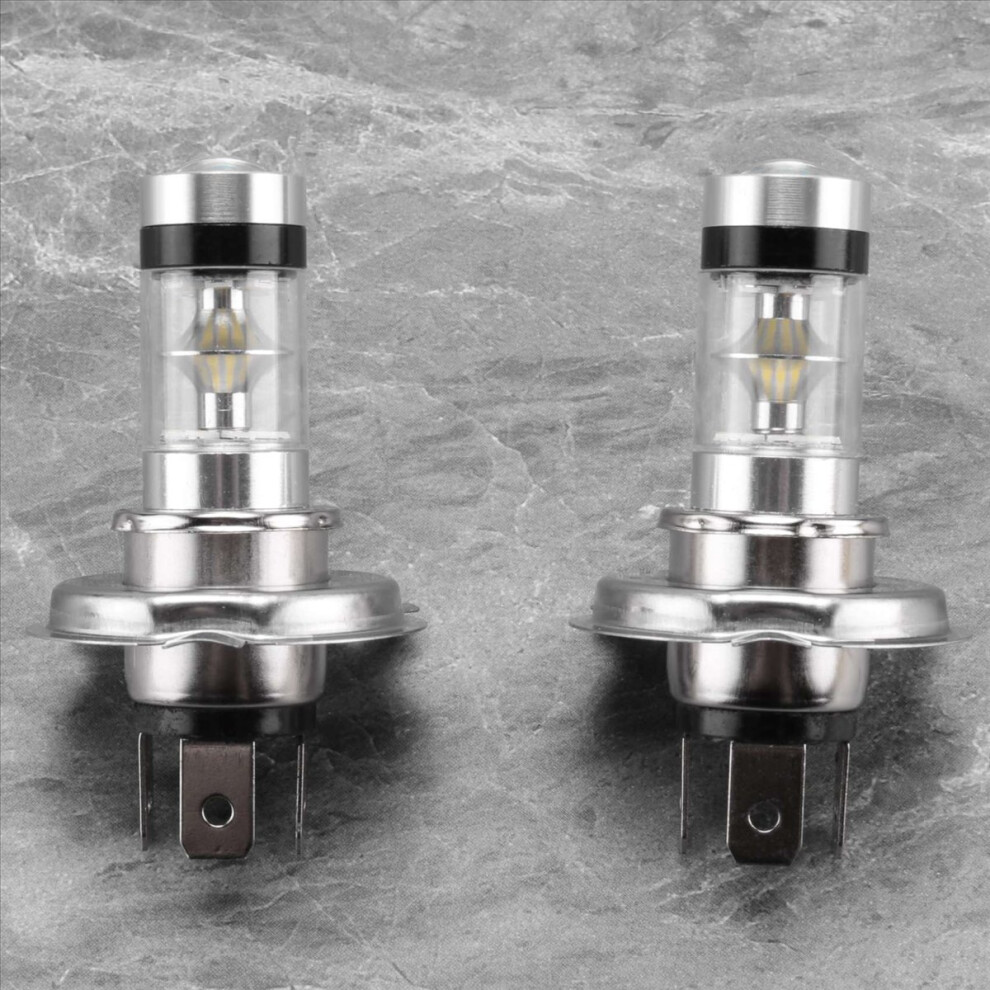 2Pcs Led H4 Hb2 9003 Bulb 100W 20Led Car Fog 6000K Light/White 4851210390070