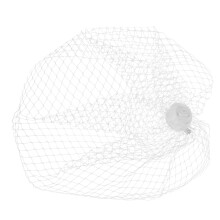5Pcs Veil Fascinator Hat Mesh Flower Hair Clip For Women Wedding