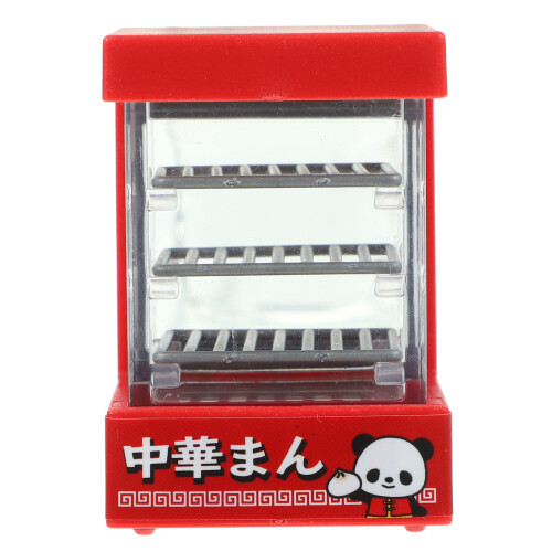 5Stk Mini Lebensmittel Display Kabinett Kunststoff Rot 1