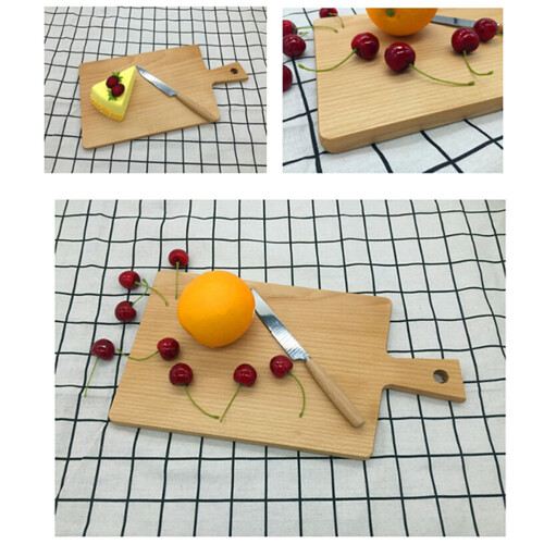 Wooden Irregular Cutting Board With Hanging Hole For Chopping Baking 1