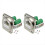 2PCS RJ45 Panel Mount Screw Terminal Adapter 1