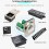 2PCS RJ45 Panel Mount Screw Terminal Adapter 6